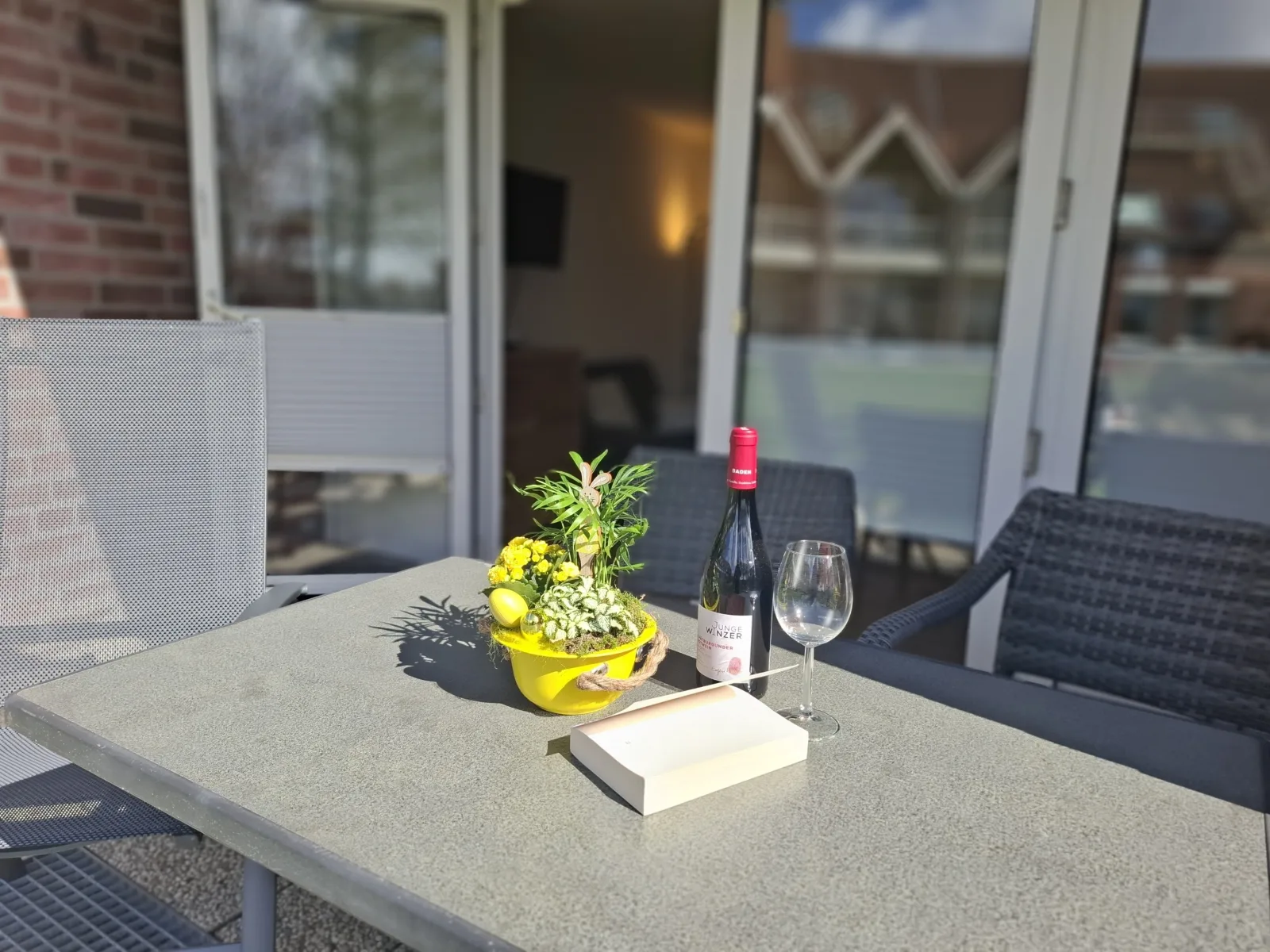 Terrassen-Fewo Seaside am Ostseestrand inkl. Schwimmbad und Strandkorb