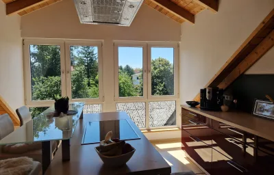 ..über den Dächern von Forstlahm - Kulmbach, Wohnung im Chalet-Stil