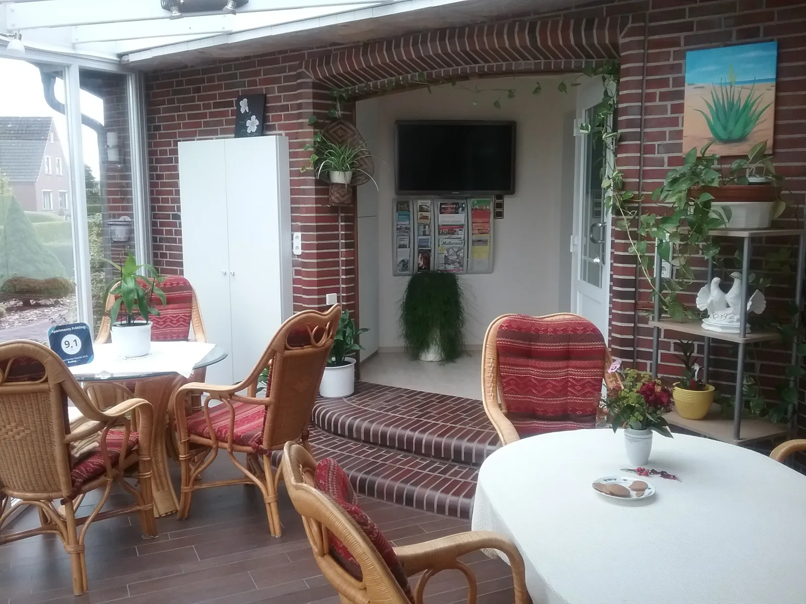 Grosse Familienwohnung mit 2 Schlafzimmer/ 4 Pers. an der Nordsee