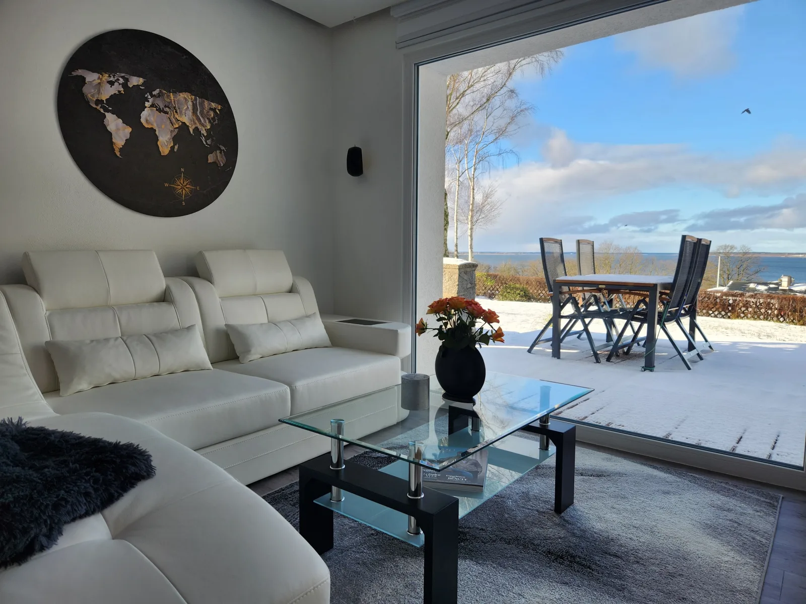 Ferienhaus Sealodge mit Seeblick, Sauna, Kamin an der Ostseeküste
