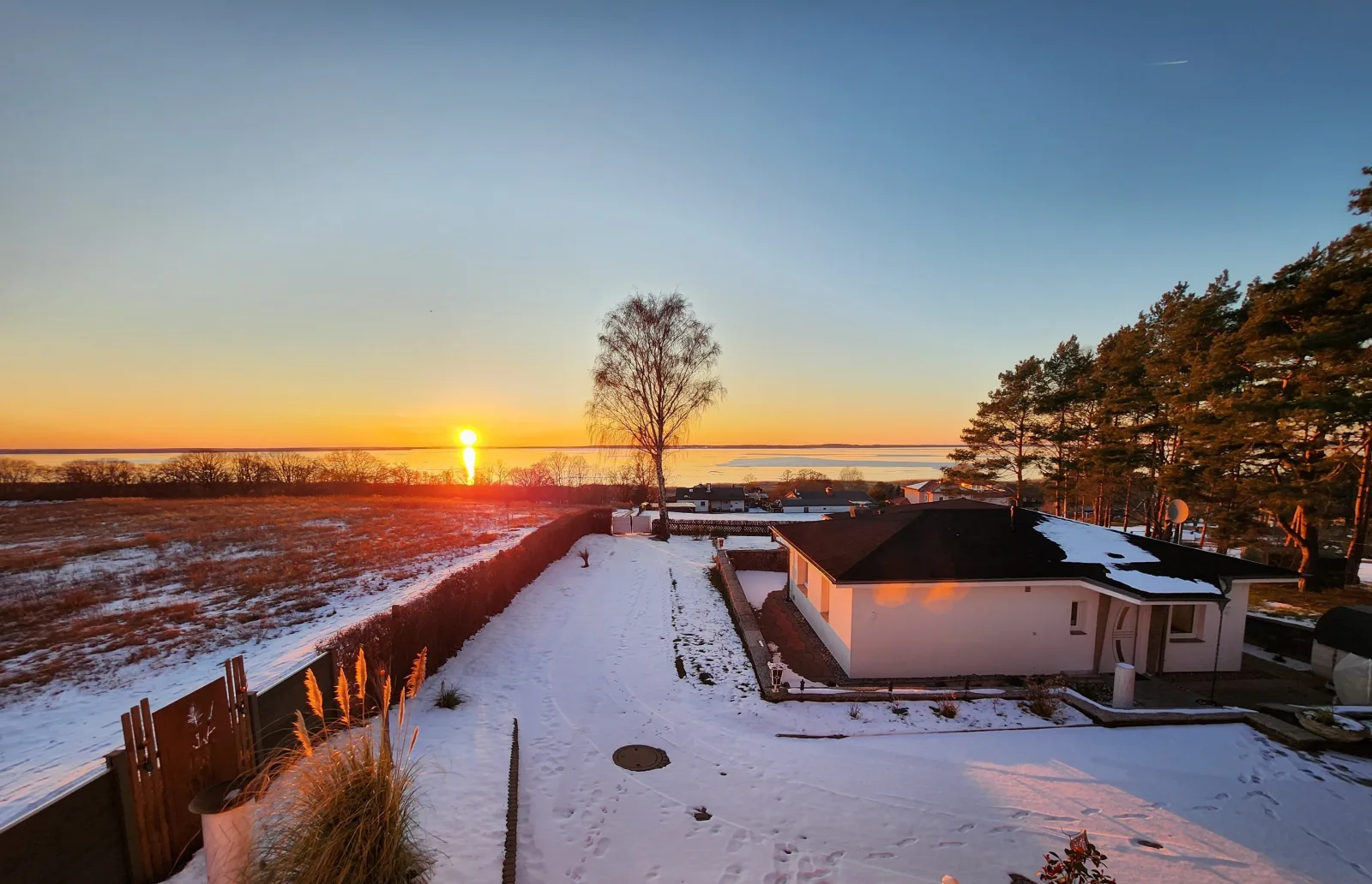 Ferienhaus Sealodge mit Seeblick, Sauna, Kamin an der Ostseeküste