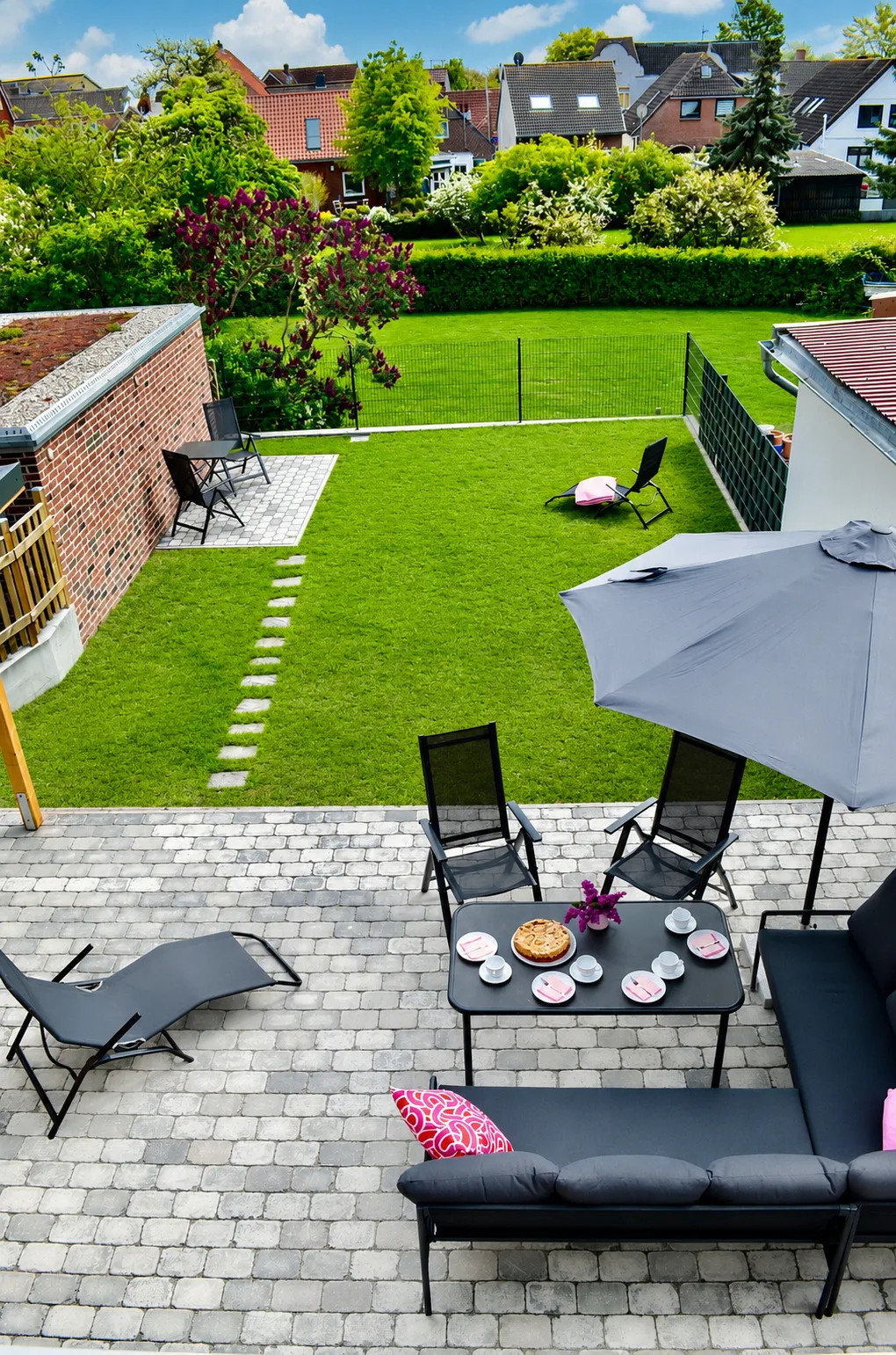 Ferienhaus mit Garten
