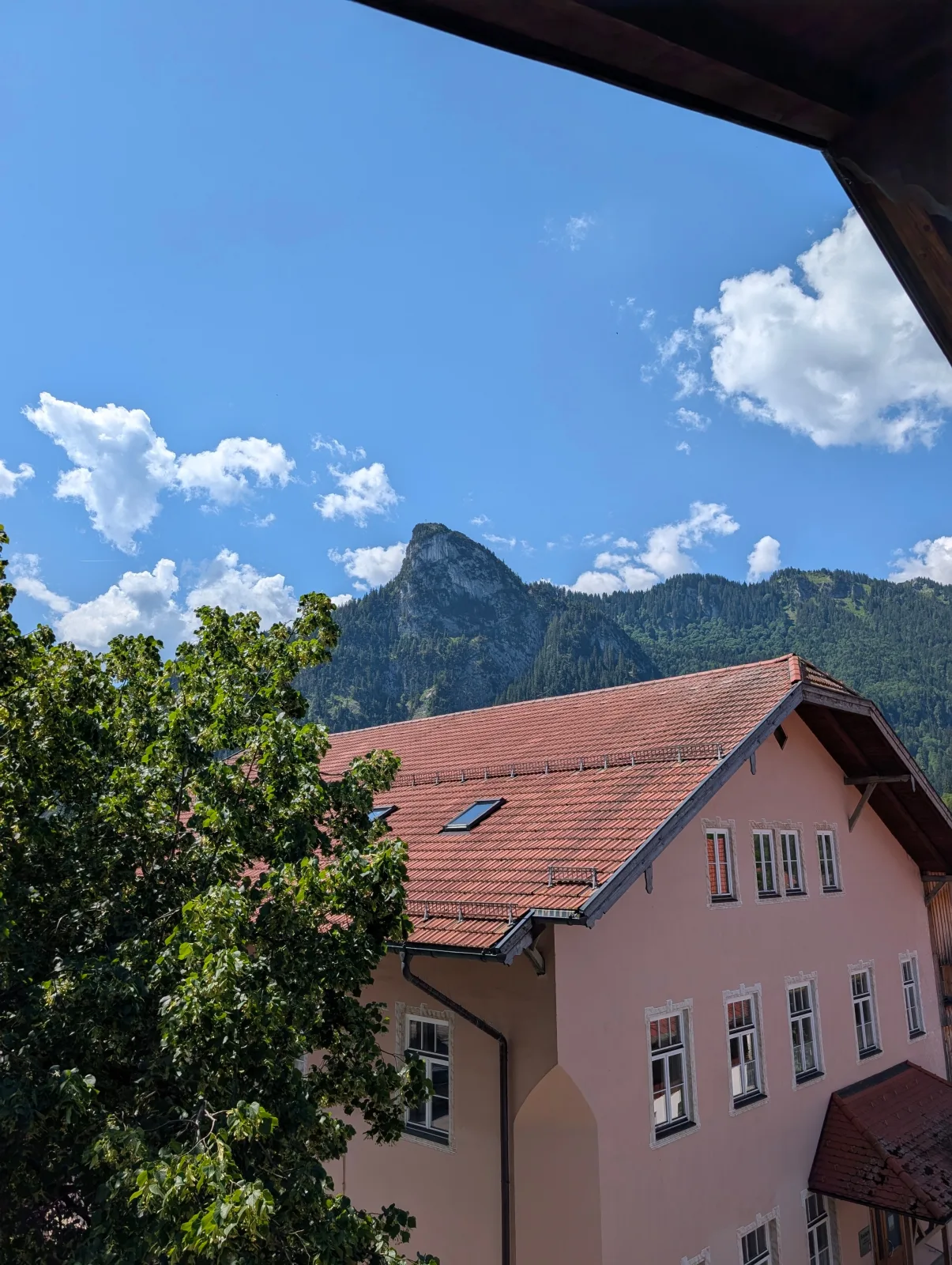 Ammergold mit herrlichem Bergblick