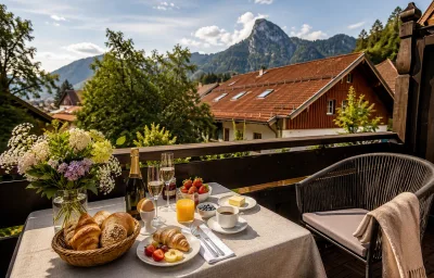 Ammergold mit herrlichem Bergblick