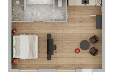 großzügiges 1 Zimmer Apartment im Neubau