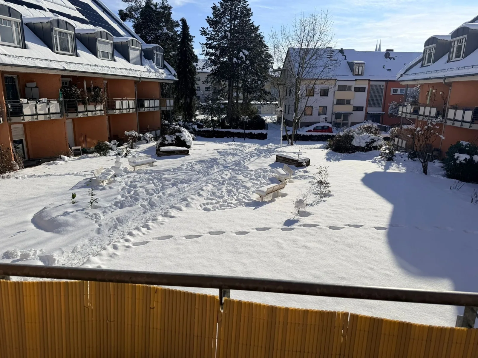 Ferienapart Abends ins Konzert Bamberg Mitte mit TG-Stellplatz + überdachten Balkon