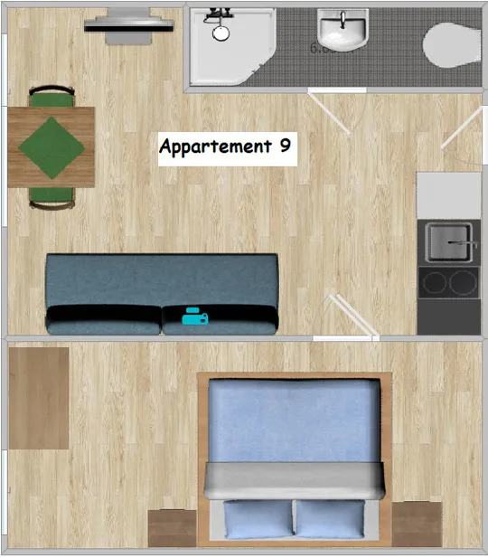 Appartement Valentin Studio App Typ E