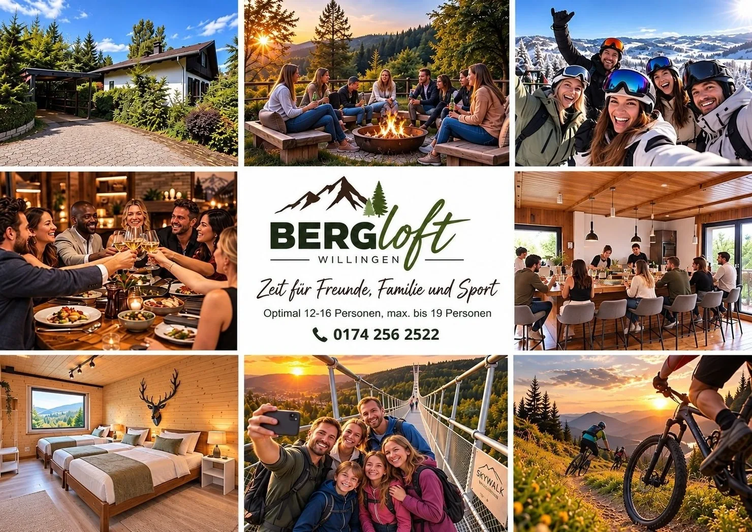 Chalet BERGloft Willingen - Nähe Skywalk