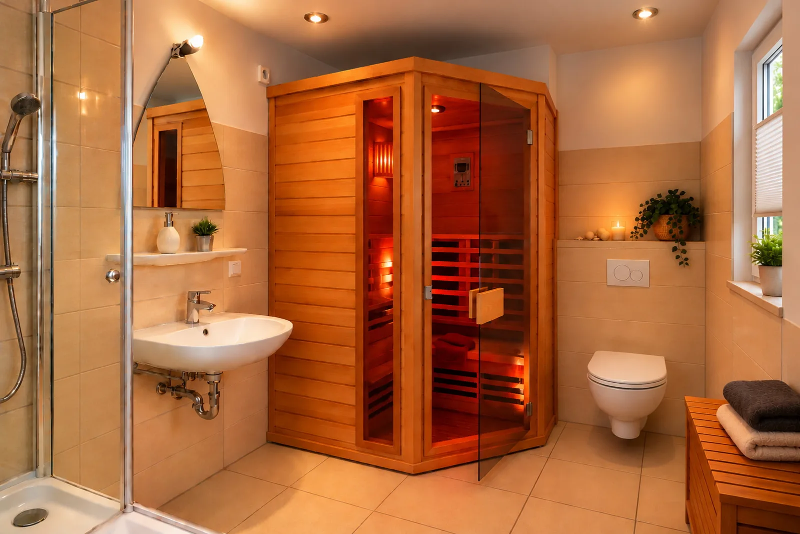 Ferienhaus Wellenläufer in Glowe mit Sauna, Kamin & Ostseeurlaub