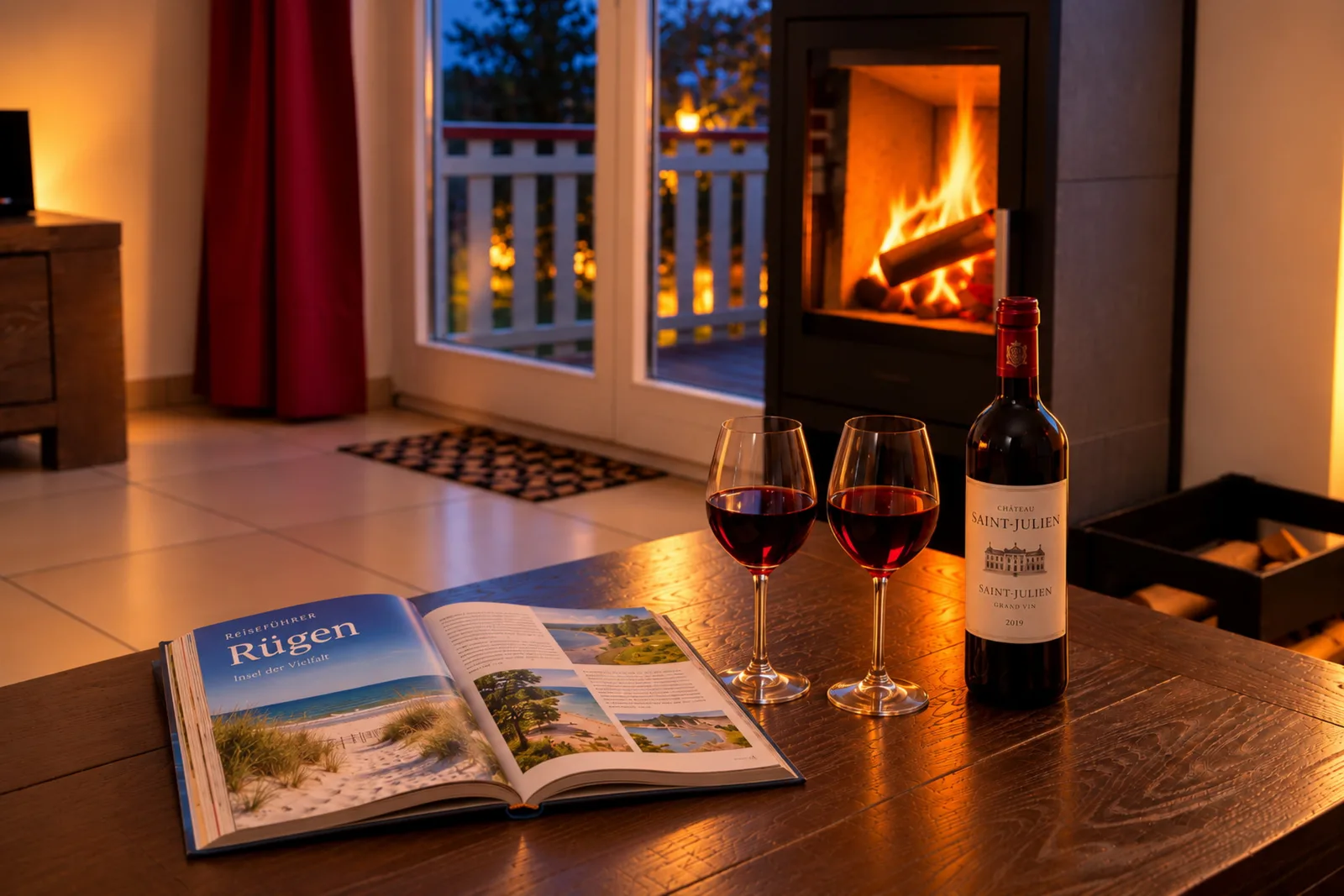 Ferienhaus Wellenläufer in Glowe mit Sauna, Kamin & Ostseeurlaub